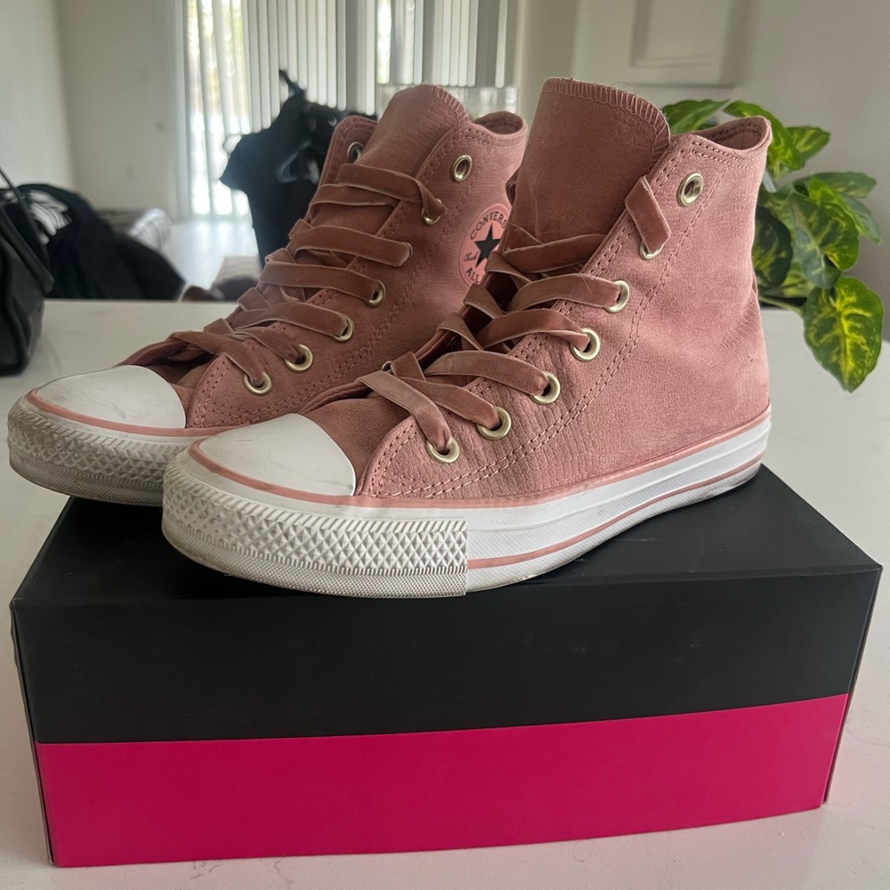 Converse Women's Dusty Rose High-Top Sneakers